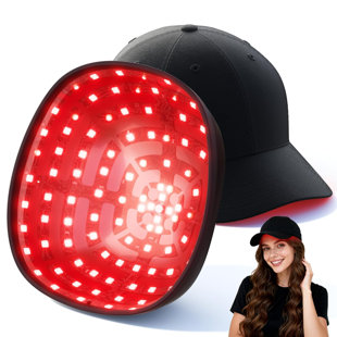 Red & Blue Light Therapy Scalp Care Cap – Wireless, Adjustable with Heating Function and Timer, Rechargeable & Portable for Home and Travel