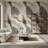 Abstract Wallpaper Textured Modern Wall Double Roll