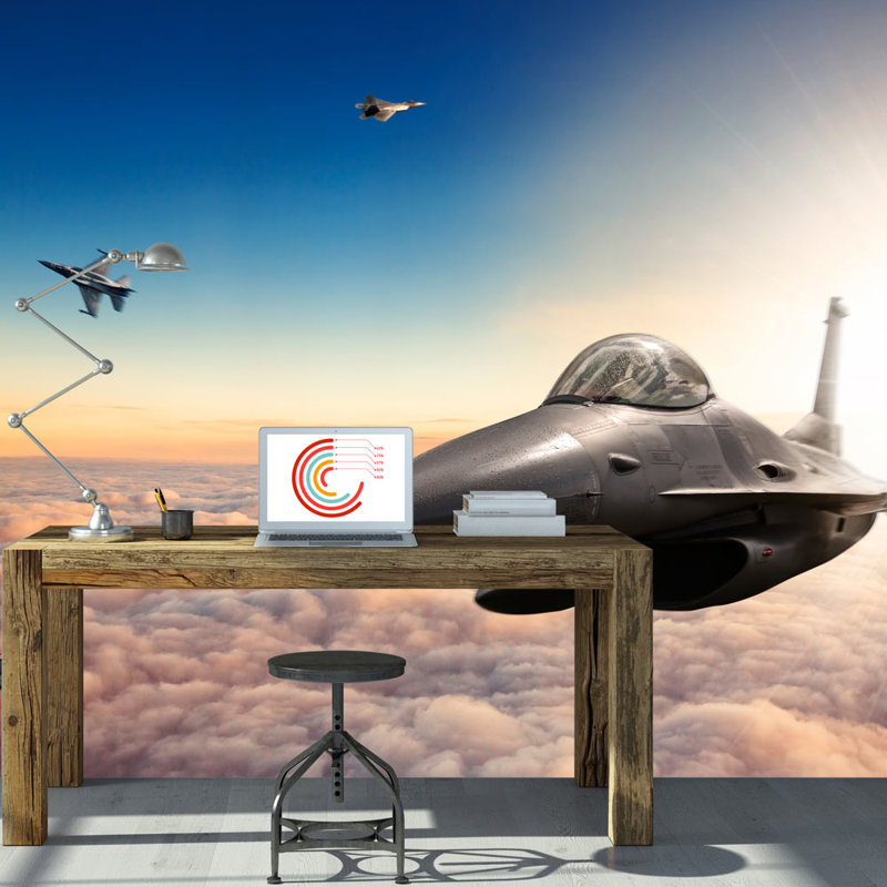 F16 Fighter Jets 2.10m x 300cm Wallpaper