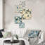 Ensemble de 5 fleurs murales Loraine