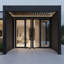 Berlin Plus 3M X 3M Square Pergola With 3 Or 4 Manual Side Blinds And Led Lighting In Grey-125228975