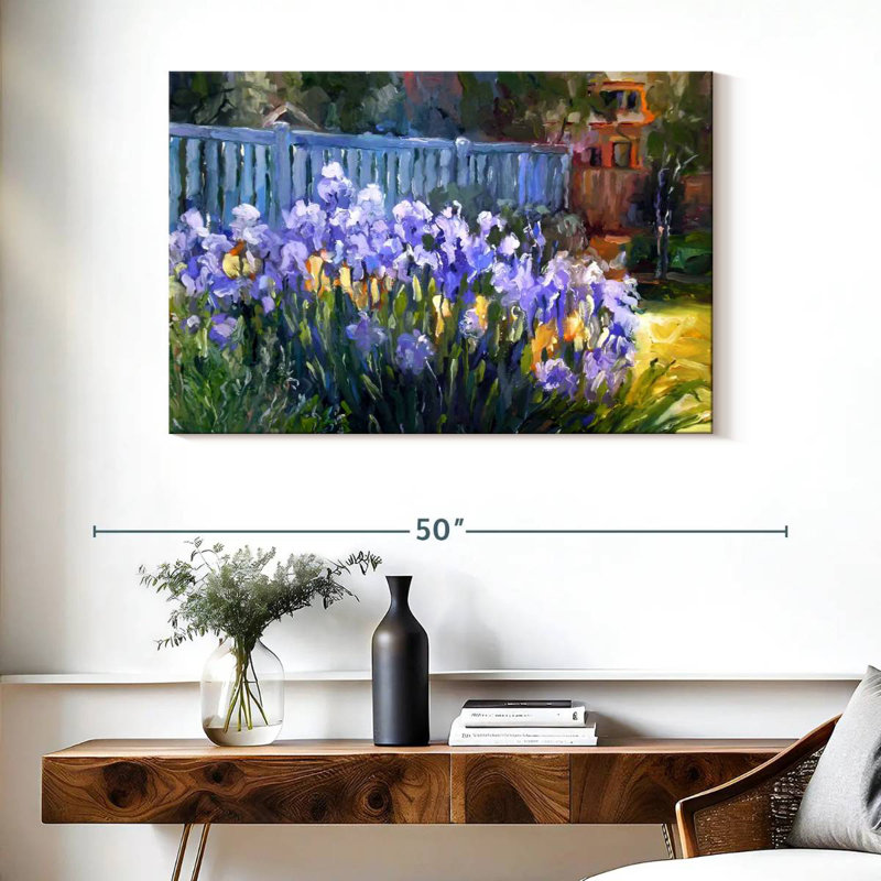 Fleurs Harisk Iris, H 26 po x l 39 po