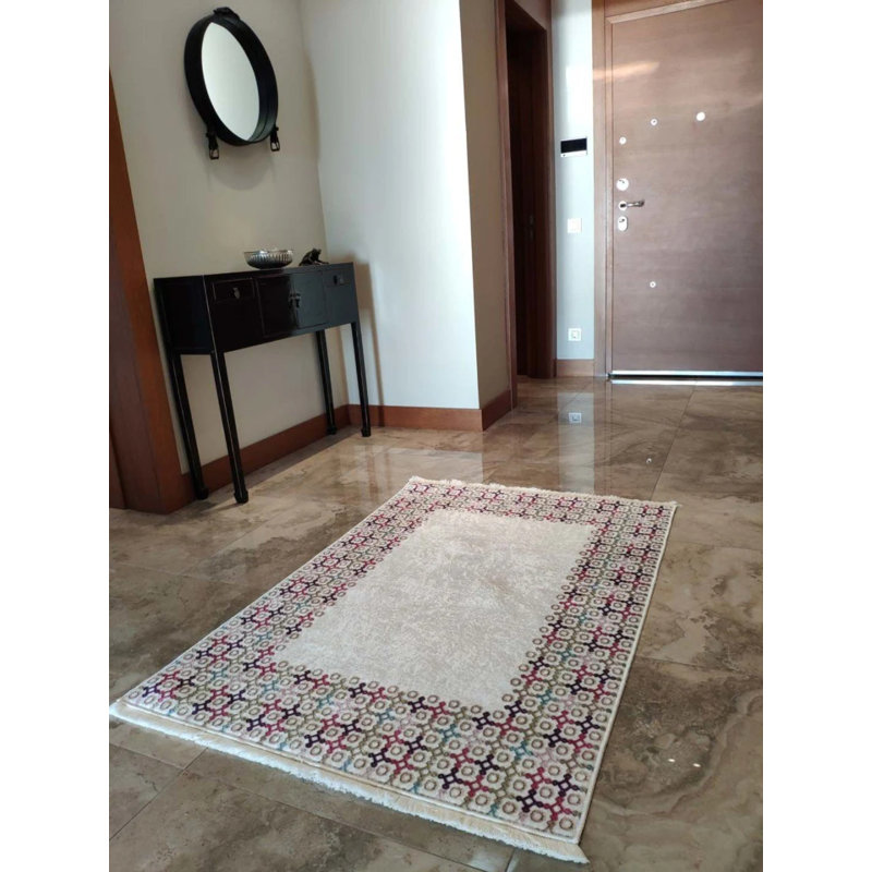 Tapis Matarranz avec envers antidérapant, Tapis de couloir 3 pi 11 po x 8 pi 10 po