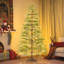 Arbre de Noël artificiel complet 6 pi avec lumières DEL et base en métal, arbre complet 612 pointes, décoration de Noël
