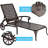 Aluminium Cast Lounge Chair 1Pcs Brown-12203044