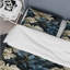Ensemble de housse de couette en damas luxueux noir et beige-508351304