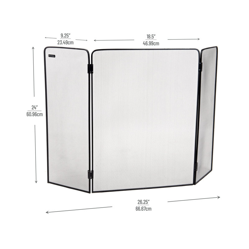 Saster 66.68cm x 2.54cm Iron Spark Screen