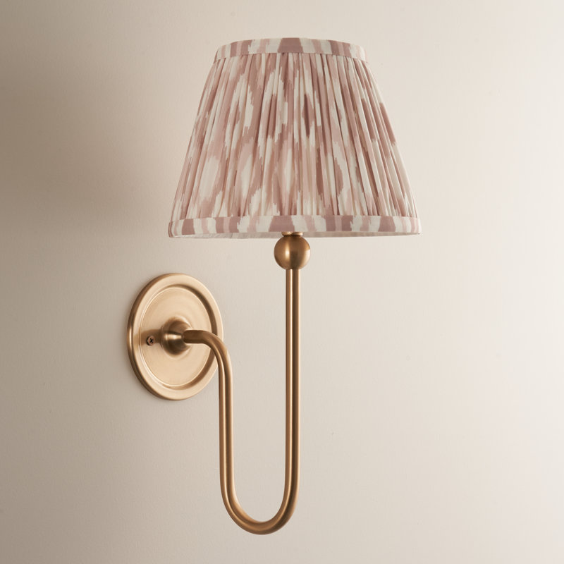 Santiago Steel Armed Sconce, Grey, 37cm H x 20cm W x 22cm D