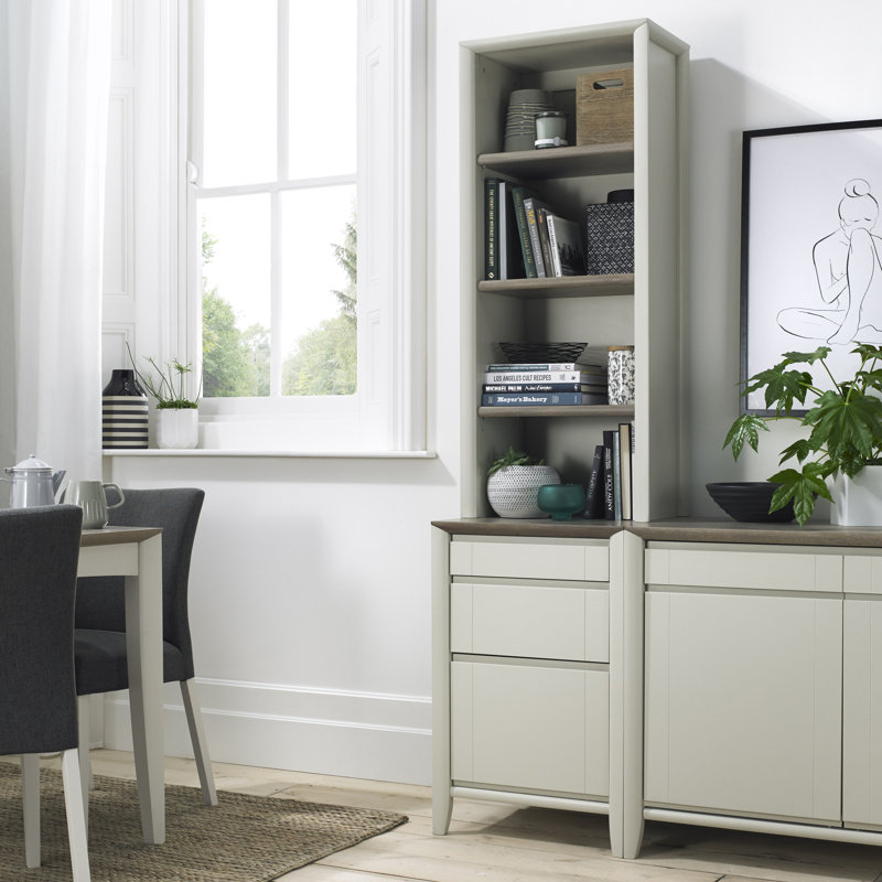 Southall 3 -Drawer Filing Cabinet, Ivory/Brown