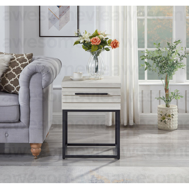 Table de bout Celestial, Blanc