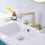 Devon Line Widespread 8" Bathroom Faucet + Universal Click-clack Drain – Brushed Nickel-1402561726