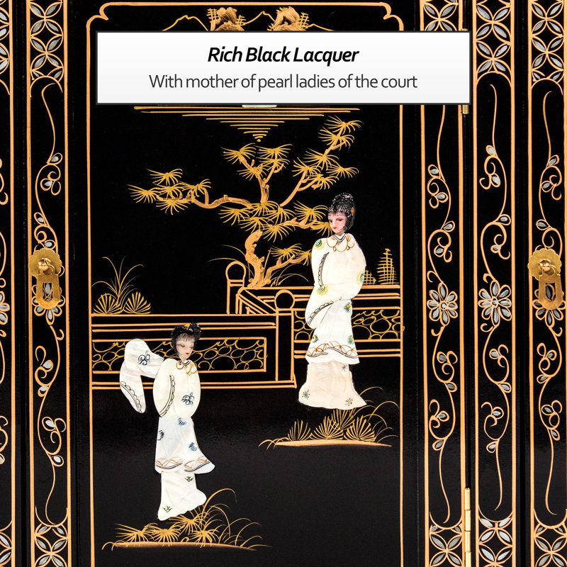 Black Lacquer Sideboard - Royal Ladies