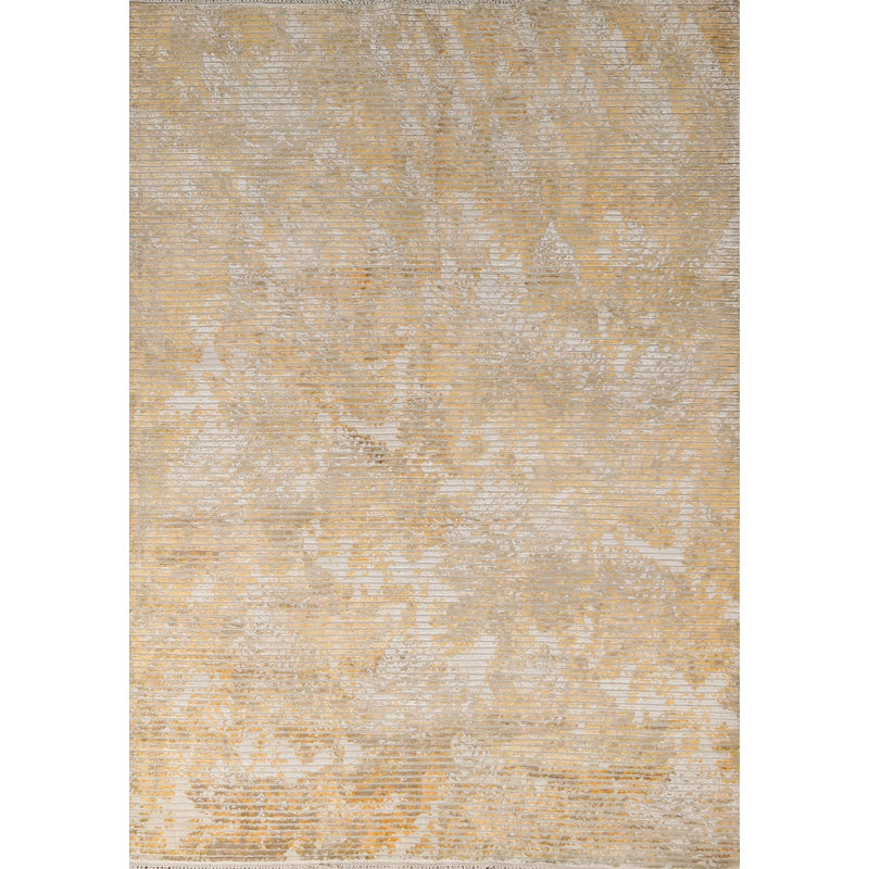 Tapis oriental rayé / abstrait 6 x 8
