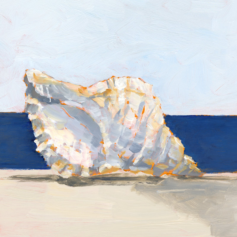 Coquillage près de la côte III, H 12 po x l 12 po x P 1,25 po