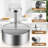 Round Stainless Steel Burger Patty Maker Press