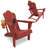 Outdoor Reclining&folding Oversize Adirondack Chair With Cell Phone Stand-424724431-430478825