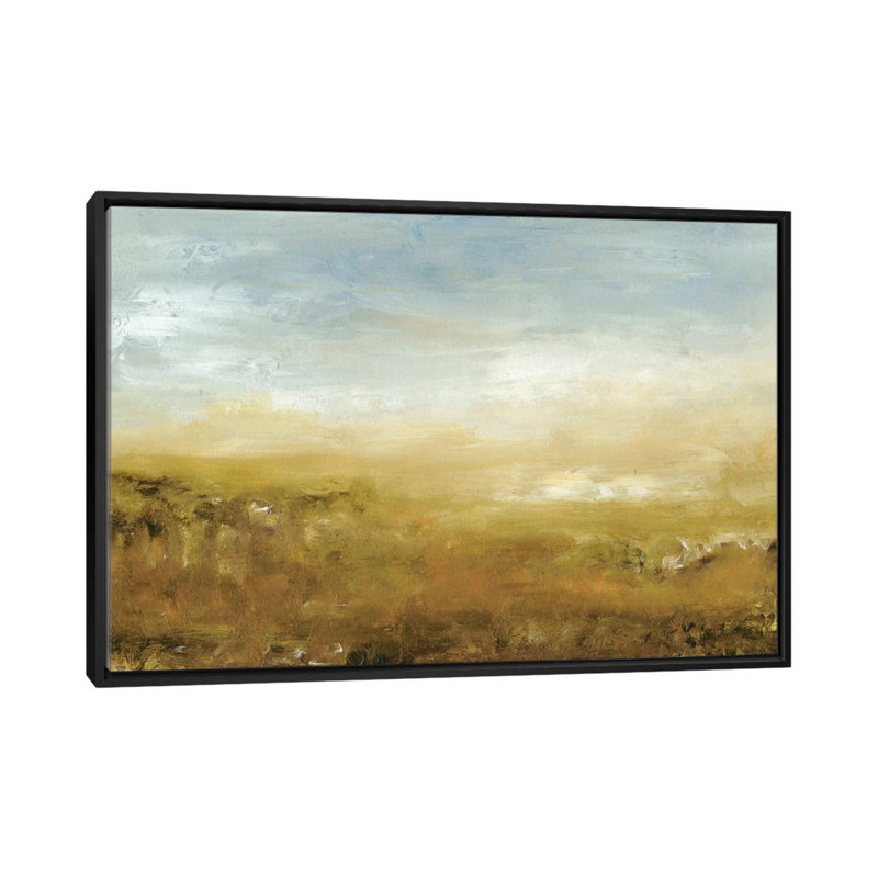 «Pratts Falls Road I», reproduction d'art sur toile, H 18 po x l 26 po x P 1,5 po, Toile avec cadre noir, Pas de tapis