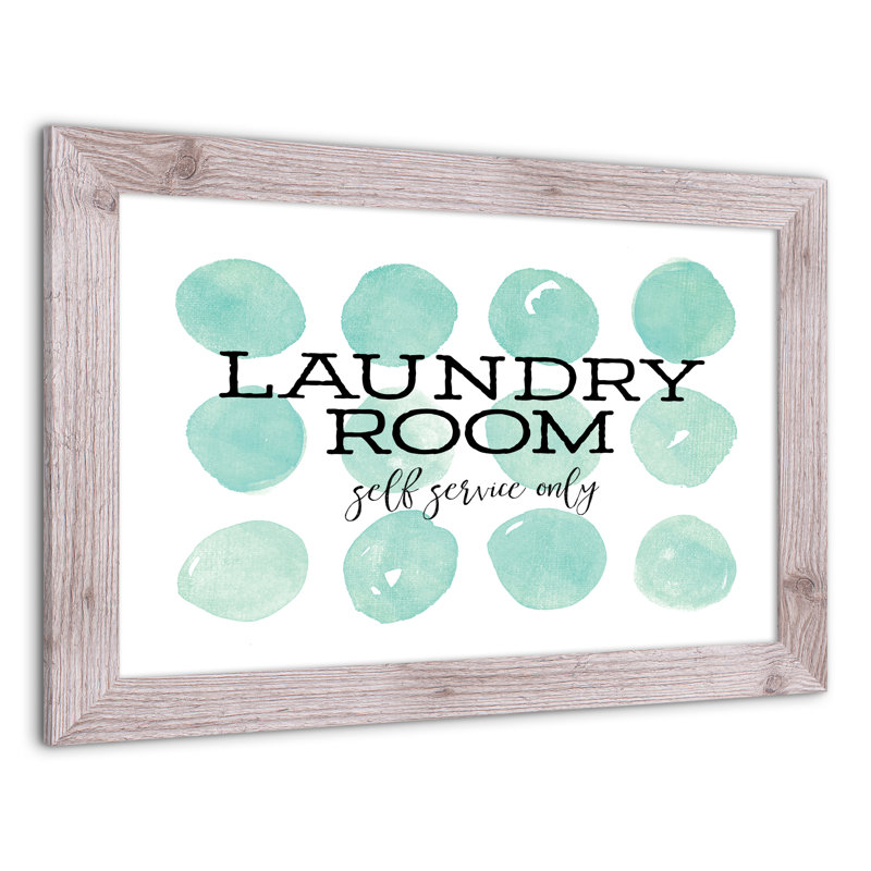 " Laundry Room ", 16" H x 24" W x 0.75" D