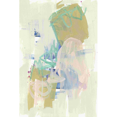 " Balancing Pastels I " by Jennifer Goldberger Painting Print