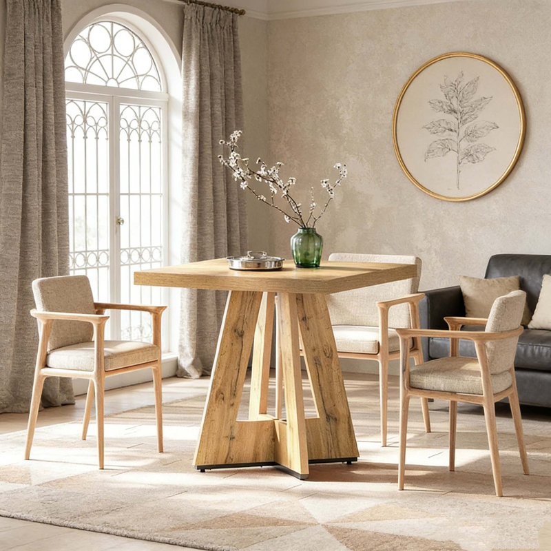 Petite table de salle à manger carrée pour personnes