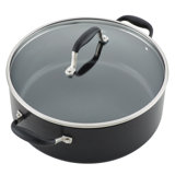 Anolon Advanced Home Hard-Anodized Nonstick Wide Stockpot With Lid, 7.5 Quart