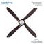 Ventilateur de plafond intérieur / extérieur 60 po Mortyn-116509626-116509629