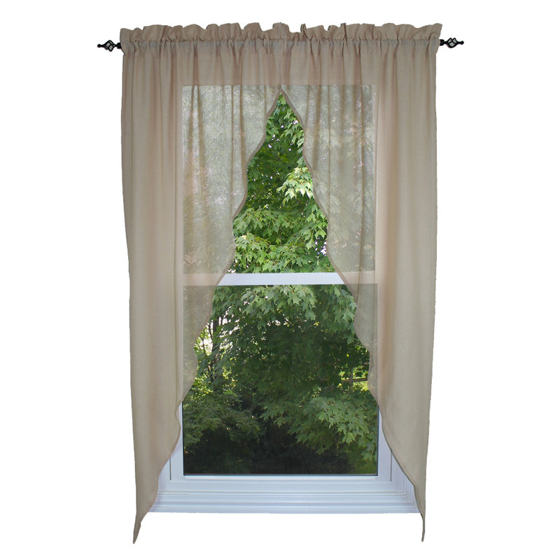 Adamstown Cotton Window Valance, Oat
