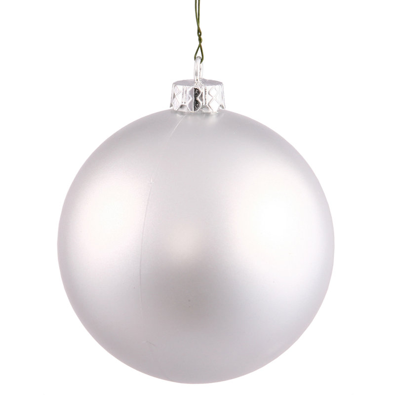 Ornement boule décorative des Fêtes en boîte, Argent