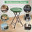 Folding Stools Set Of 4 For Adults Portable, Backless 18.7 Inch Folding Bar Stools, Heavy Duty Foldable Stools With Handle For Kitchen Counter Room Home Camping Indoor Outdoor-734966553