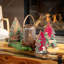 Ensemble de 2 lanternes de Noël percées 8,5 "et 11"
