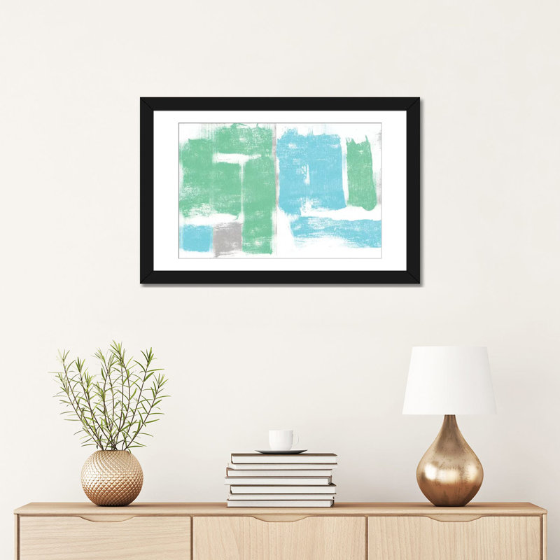 « geo ii », impression sur toile, H 16 po x l 24 po x P 1 po, Papier d'art encadré noir, Blanc