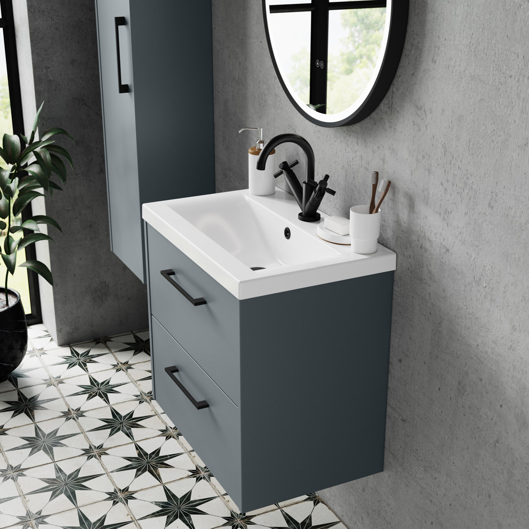 Juno 800mm Wall Hung Single Vanity Unit