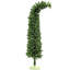 Arbre de Noël artificiel fantaisiste 6 pi avec plateau pliable, 400 branches et base en métal