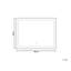Flat Leather Wall Mirror