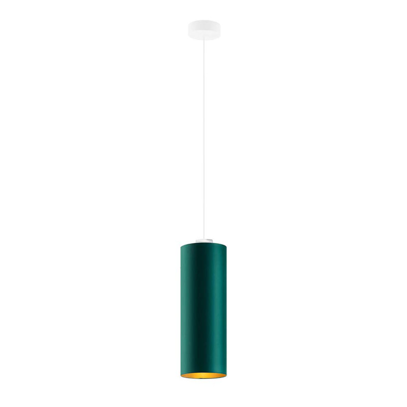 Resa 1 - Light Cylinder Pendant, Green, White