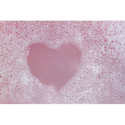 Heart Shaped Bubbles by Gan Chaonan - Wrapped Canvas Print