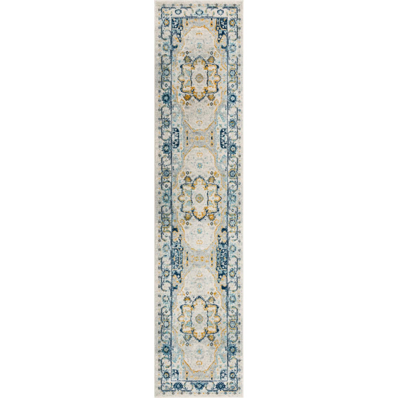 Ikat Indoor Rug, Runner 2'11" x 13'