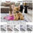 Machine Washable Rugs Oriental Floral Non-Slip Low Pile Rubber Backing Area Rug for Living Room Bedroom Kitchen Dining Room-464577590