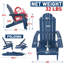Chaise Adirondack pliable avec repose-pieds-71613319