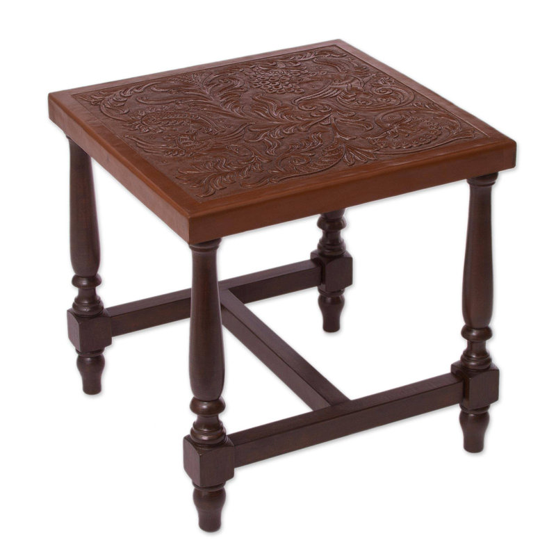 Kealan Solid Wood End Table