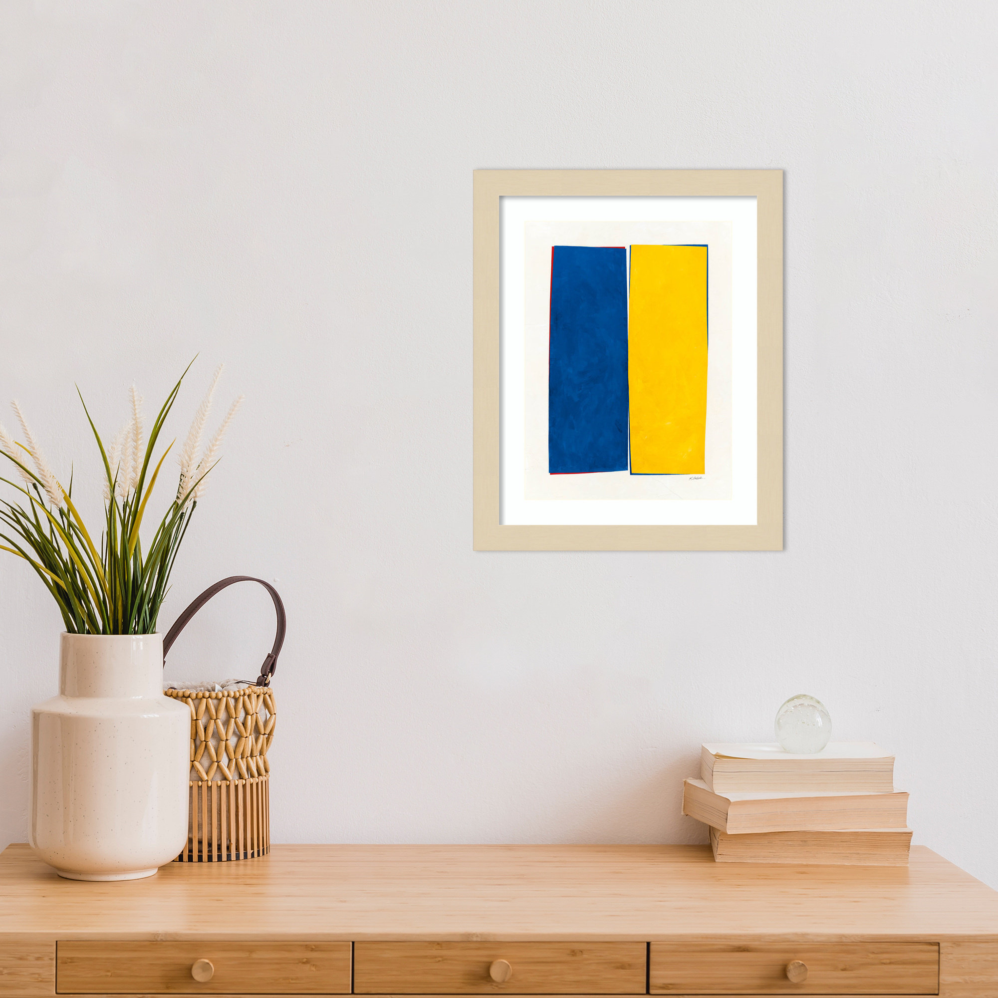 Monolithic I Wood Framed Wall Art Print, Brown Framed, 13" H x 11" W