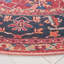 Abbeigh Oriental Cotton Red/Blue Area Rug-179189472