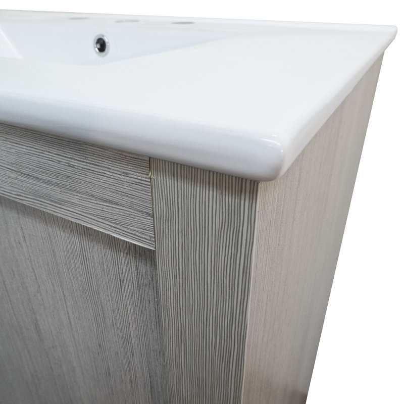 Meuble-lavabo de salle de bain simple 30 po Ibis