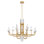 Calliope 16 Light Crystal LED Linear Chandelier