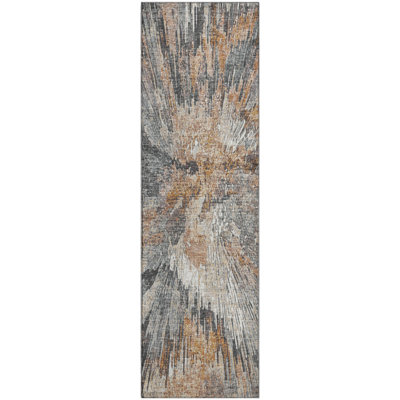 Premium Machine Washable Mayfield AMF2283 Abstract Rug