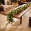 270cm (9ft) Christmas Artificial Snowy Garland, Prelit with Warm LED Lights & Timer