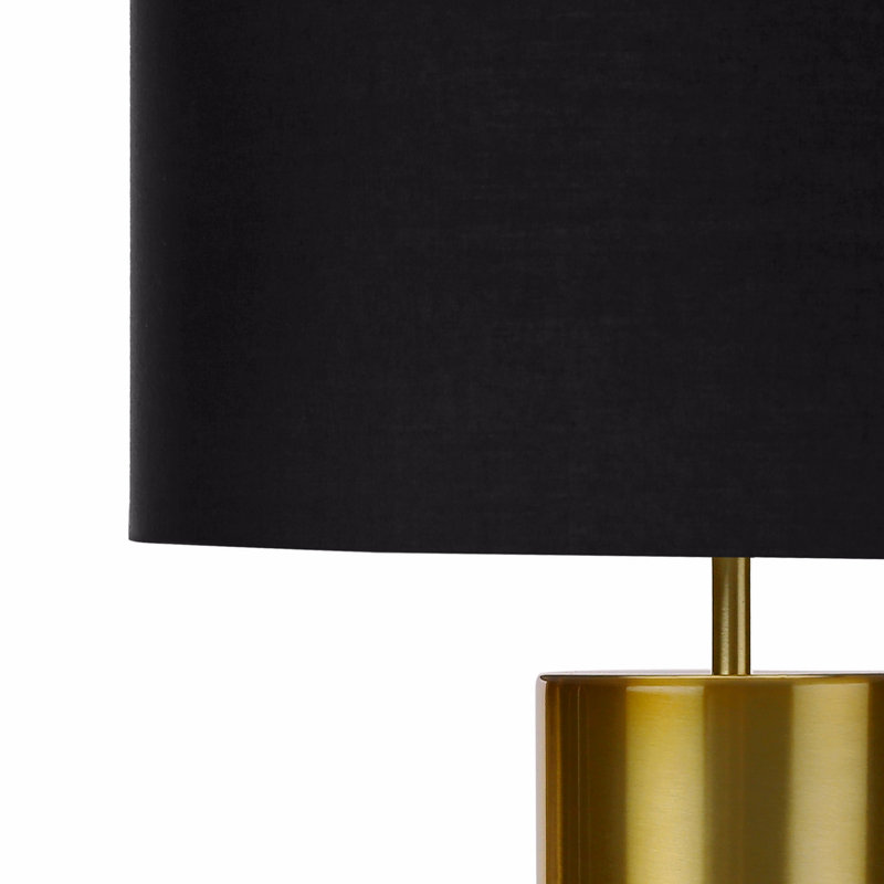 Lighting, H 25 ", lampe de table, béton noir