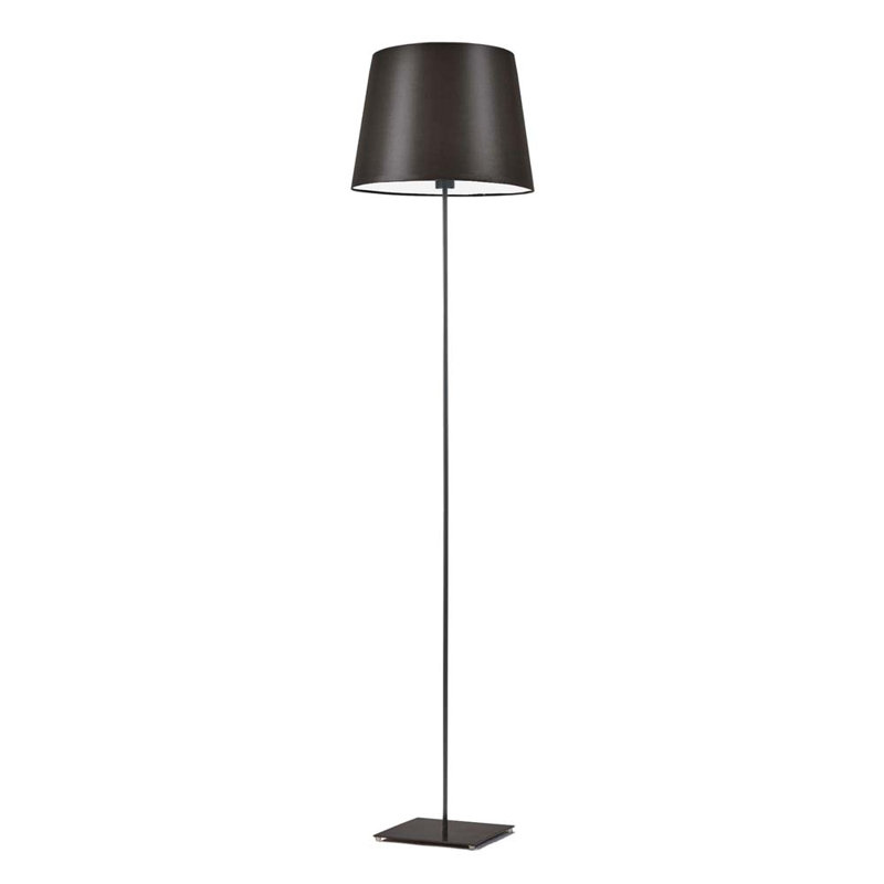 Asauni 162.5cm Traditional Floor Lamp, Brown, Black