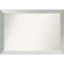 Miroir de salle de bain mural en argent brossé-1701738123