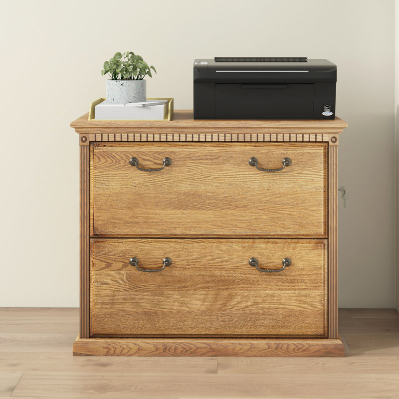 Reynoldsville 33.75'' Wide 2 -Drawer File Cabinet, Wheat